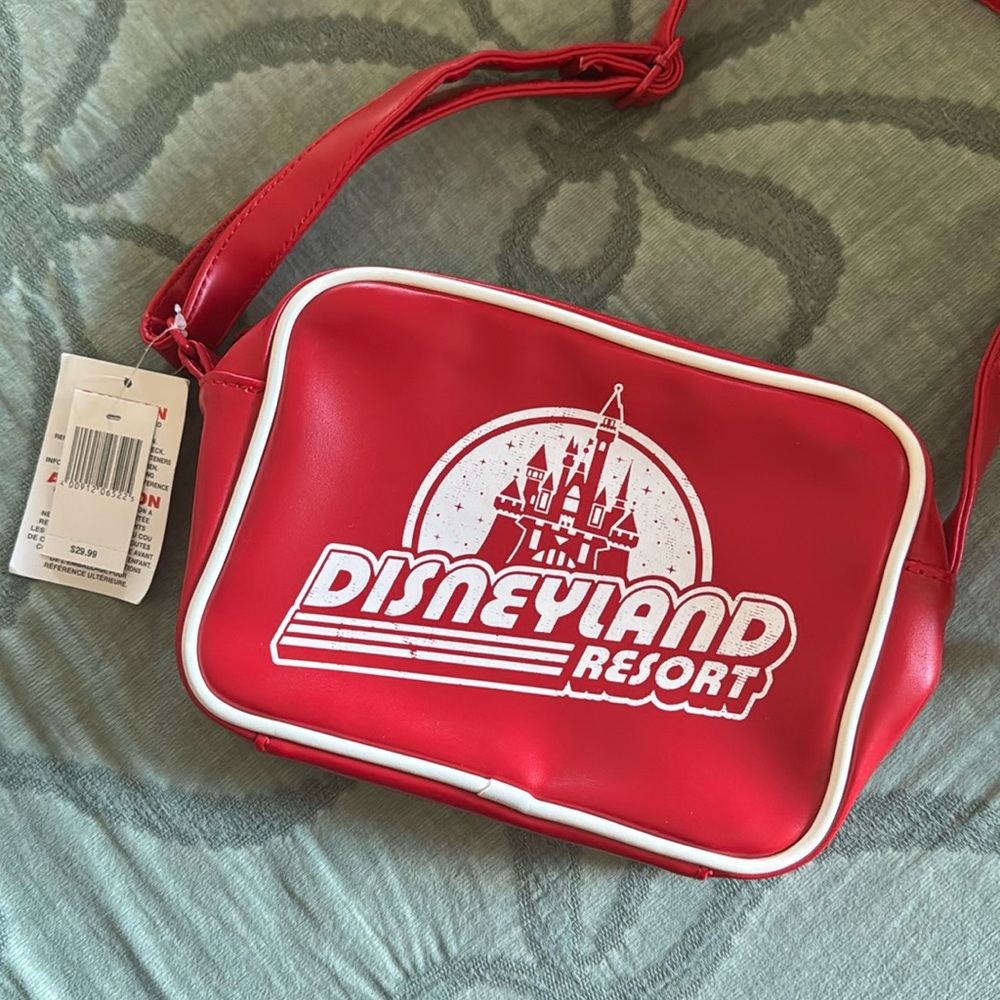 Brand New Disneyland Red Crossbody Bag